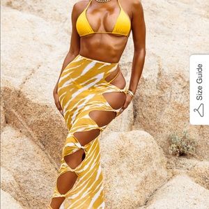 Matte Swim 3 Piece Swimsuit